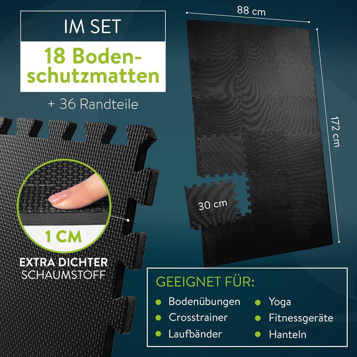 Tapis Antidérapant Universel - Sous-Tapis Pour Moquette, Tapis De Sport Ou Sol - 1,67 M² - Adhérence Maxime