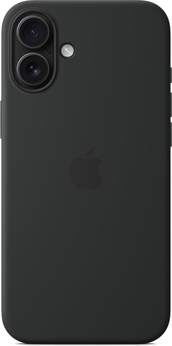 Apple Silicone Backcover MagSafe voor de Apple iPhone 16 Plus - Black