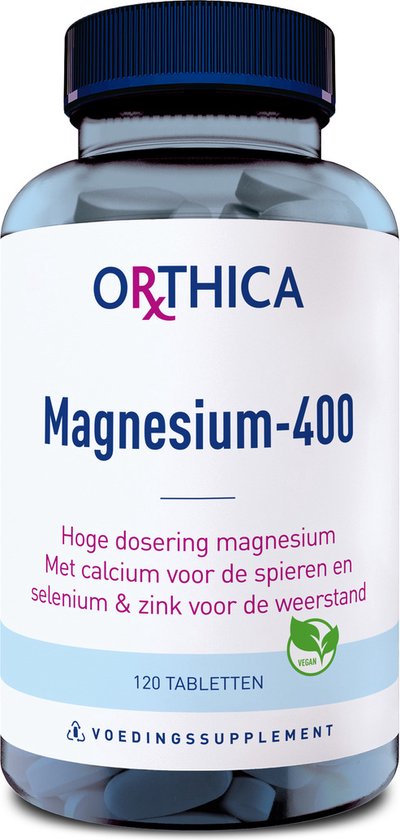 Foto: Orthica magnesium 400 voedingssupplement 120 tabletten