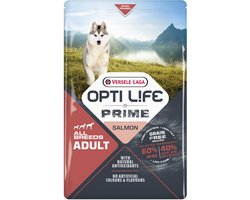 Opti Life Prime Adult All Breeds Zalm - Hondenvoer - 12.5 kg Graanvrij