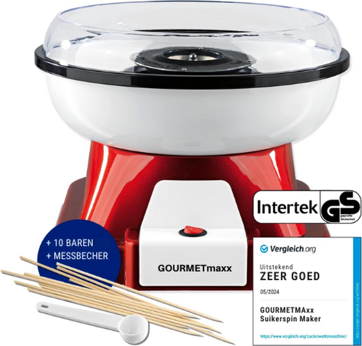 Gourmetmaxx suikerspinmachine