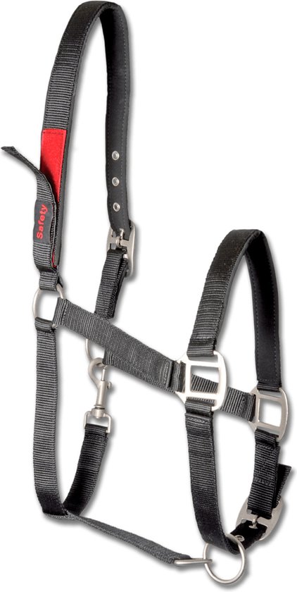 Foto: Waldhausen weide halster safety zwart pony