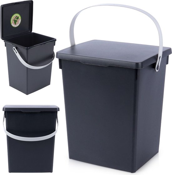 Opbergbox Zwart 5,5 l - Opbergdoos - Opslag Container | bol