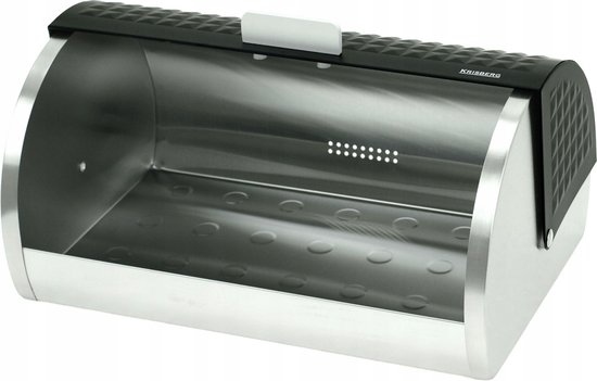 Bread Box Cookery Broodtrommel Zwart Modern Broodtrommel Voor Het Vers Houden Van Brood, Broodbakken Voor De Keuken Broodopbergdoos Zwart Compacte Broodopbergdoos Bamboe