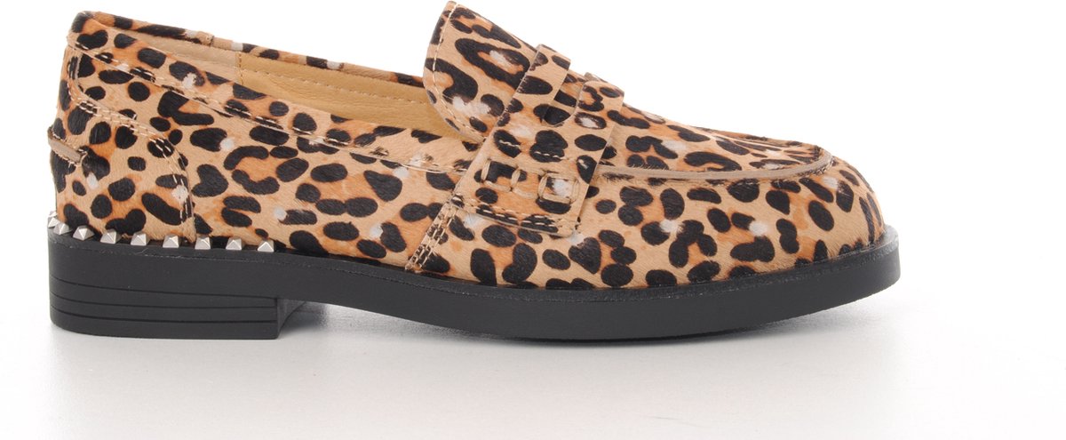 ash italia dames moccassins winona daim leopard