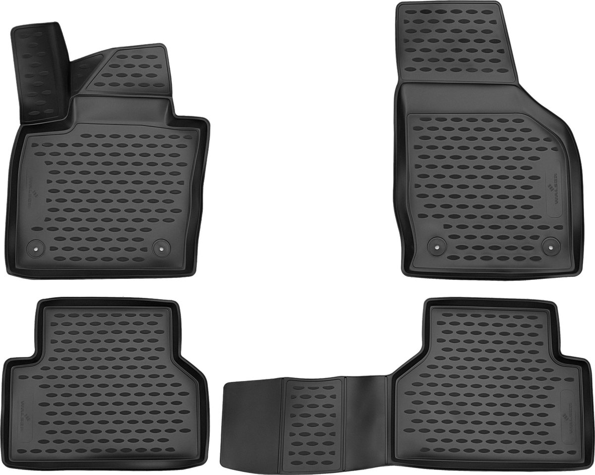 Walser Rubberen Voetmatten XTR geschikt voor Audi Q3 van Facelift 2015 - 03/2020