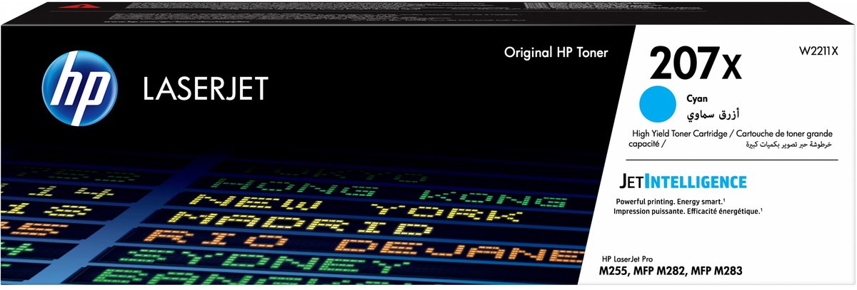 HP 207X Toner Cyaan (Hoge Capaciteit)
