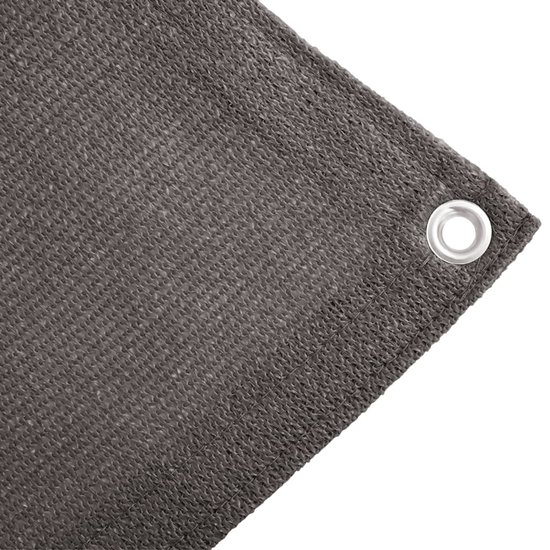 vidaXL - Tenttapijt - 250x250 - cm - HDPE - antracietkleurig van Vidaxl — afbeelding 2