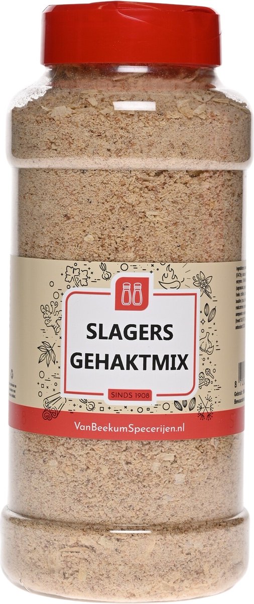 Goedkoopste Van Beekum Specerijen - Slagers Gehaktmix - Strooibus 600 Gram