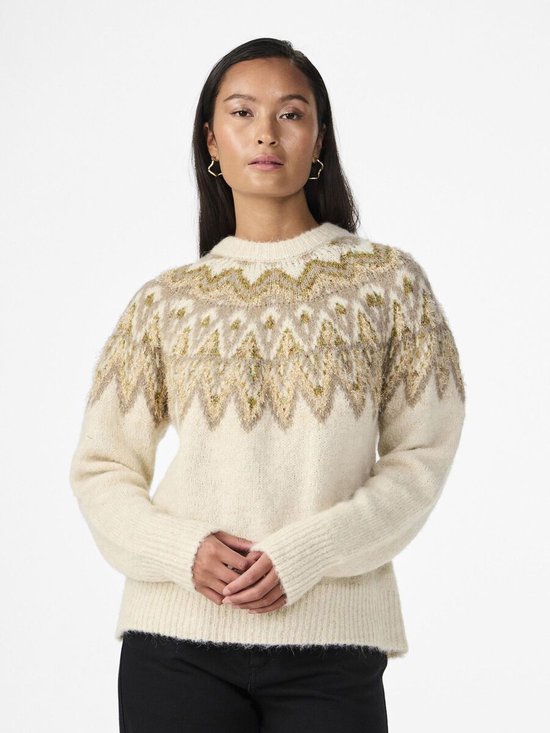 YASELA LS SHIMMER KNIT PULLOVER YASELA LS SHIMMER KNIT PULLOVER