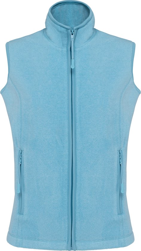 Kariban Bodywarmer en micropolaire dames K906 - Bleu nuageux chiné - 4XL