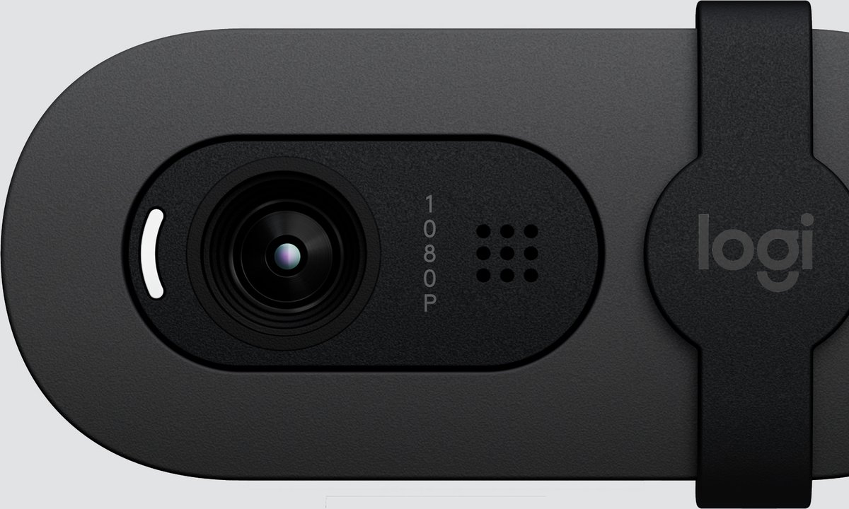 Logitech BRIO 105 Full HD-webcam met afdekpaneel en microfoon