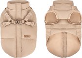 Warme Hondenjas Beige 2.0 model Maat XL Borstomvang 53cm en Ruglengte 34cm