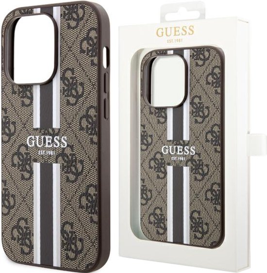 Guess Case GUHMP14MP4RPSW pour iPhone 14 Plus 6 7" coque rigide 4G imprimé S