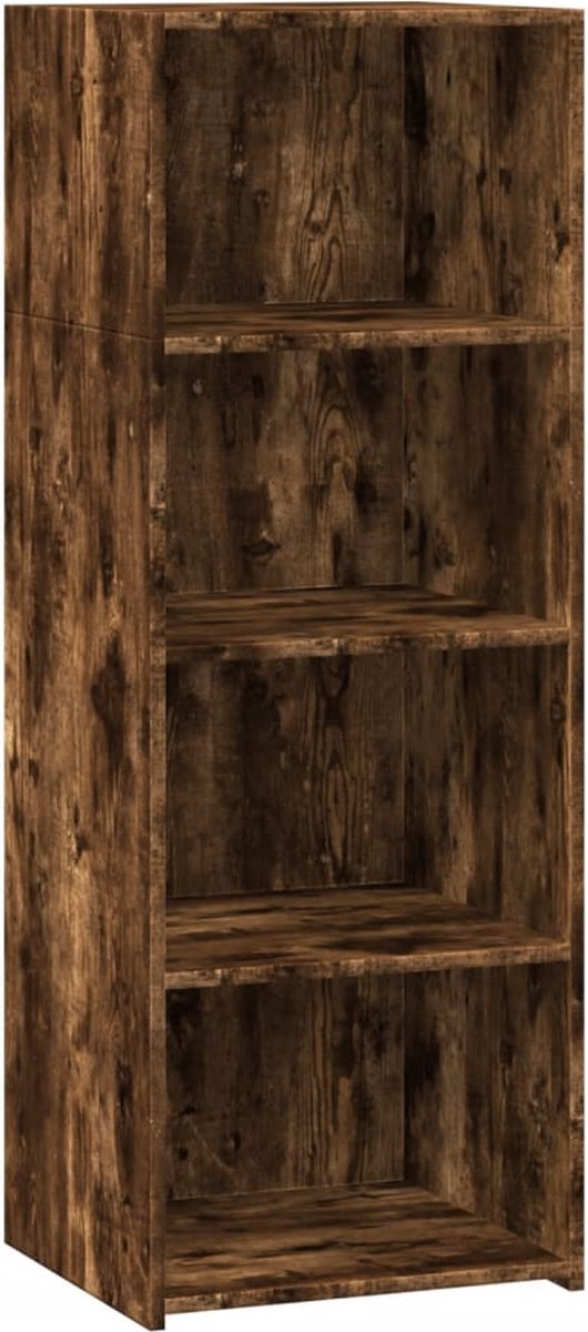 vidaXL Hoge kast 38x35x117 cm massief grenenhout