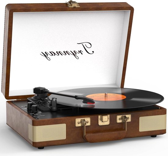 Platenspeler VC400 - Draaitafel - Bluetooth - Vinyl Speler & Converter - Zwart - Platenspeler | fnac België
