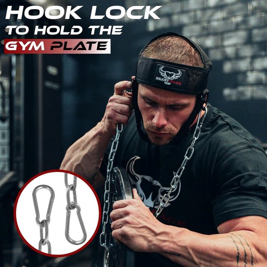 Hoofdharnas Dipping Neck Builder - Nekharnas Hoofdriem, Universa Fit Traps Strengthener | Neck Builder Riem Gewichtheffen Neopreen Gewatteerde Nektrainer, Nekharnas voor weerstandstraining