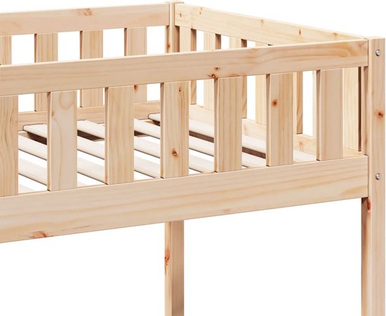 vidaXL Lit enfant sans matelas Pin massif 75x190 cm