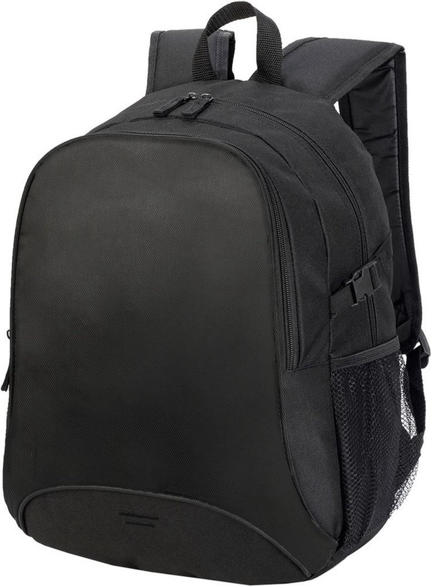 Shugon Rugtas - zwart - 30x44 cm - allround rugzak - schooltas -