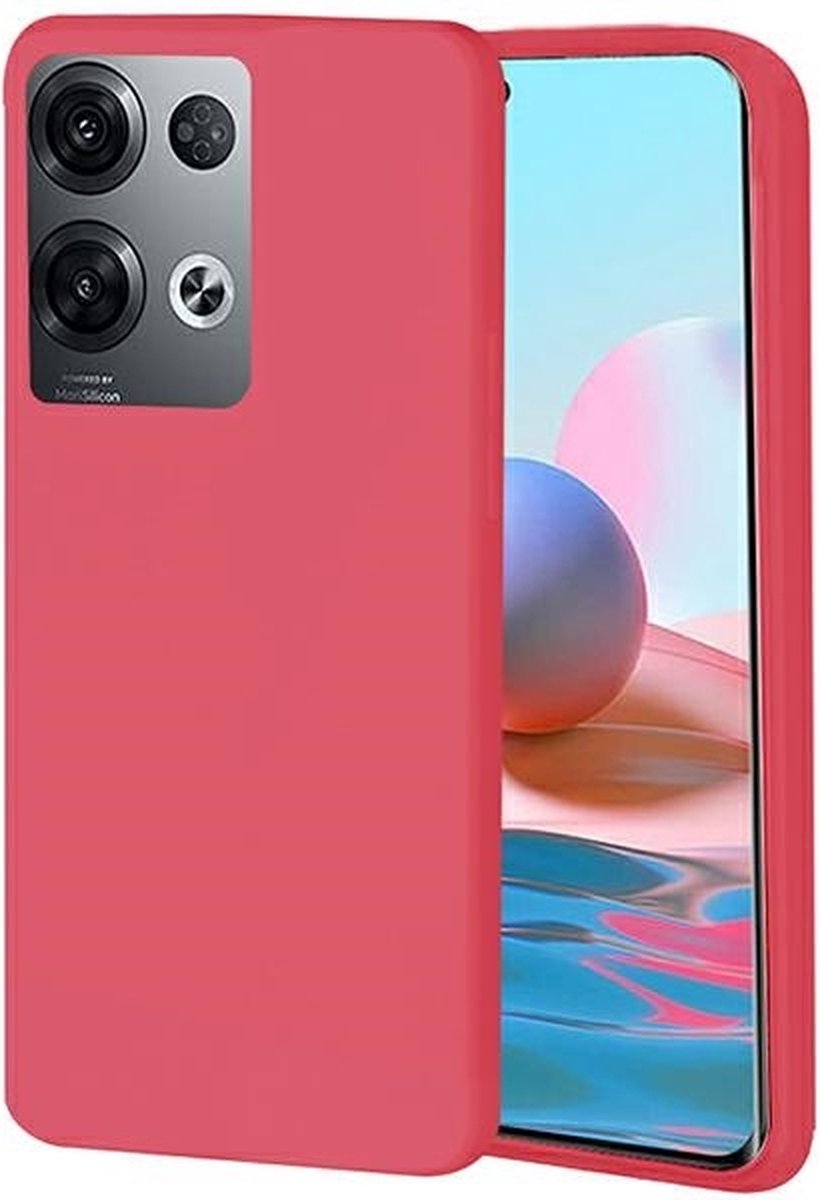 Beline Candy Oppo Reno 8 Pro hoesje roze/roze