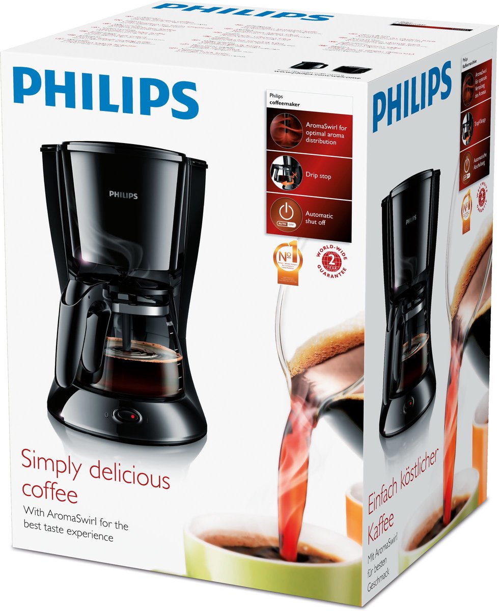 Philips Daily HD7461/20 Koffiezetapparaat 1,2L Zwart thumbnail 8