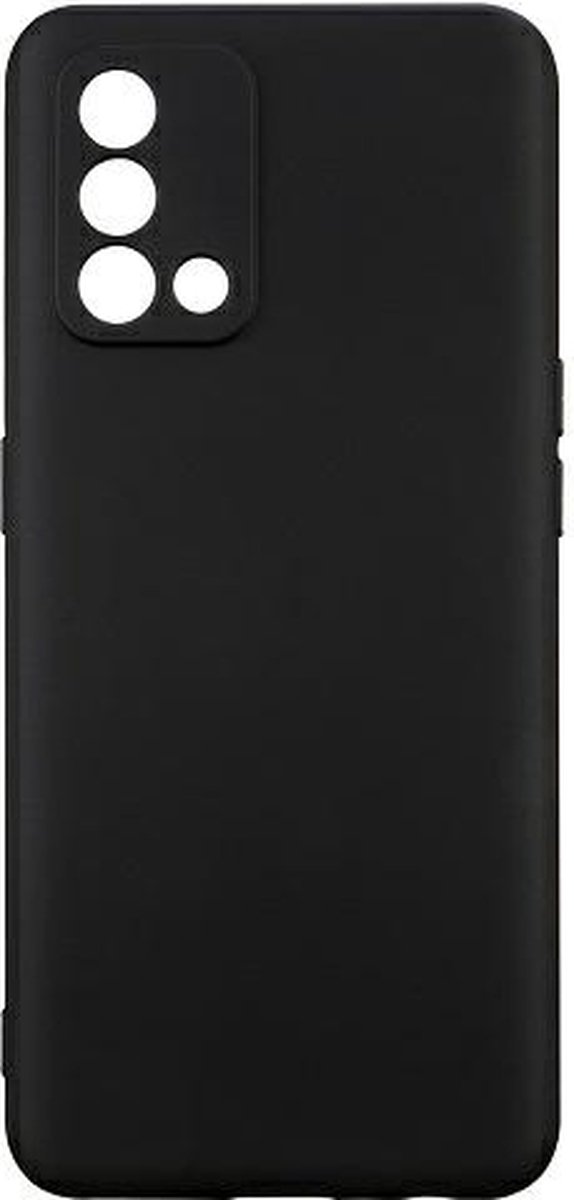 Beline Siliconen Hoesje Oppo Reno 6 Lite zwart/zwart