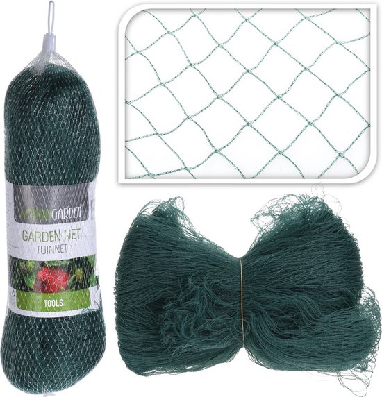 15 m x 15 m vogelbeschermingsnet, vogelnet, plantennet, vijvernet, net voor tuin, balkon of vijver, kersenboom, maaswijdte 5 x 5 cm grote gaten 15 m x 15 m vogelbeschermingsnet, vogelnet, plantennet, vijvernet, net voor tuin, balkon of vijver, kersenboom, maaswijdte 5 x 5 cm grote gaten