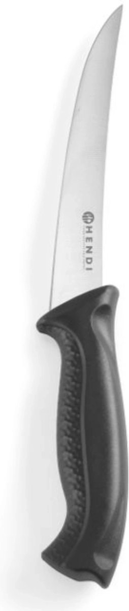 HENDI Fileermes – Polypropyleen Heft – Roestvast Staal – 260 mm – Zwart