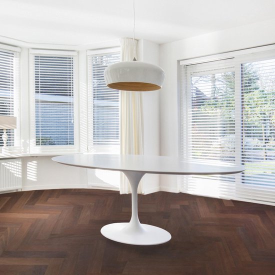 Table à manger Flute ovale Wit