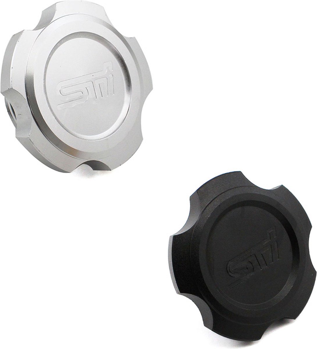 SK-Import Oliedop Zwart STi Style Aluminium Subaru