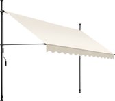 Bol.com tectake® Klemluifel met handslinger - Balkonluifel zonder boren - In hoogte verstelbaar - UV-bestendig - Waterafstotend ... aanbieding