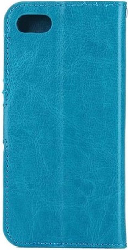 LuxeBass iPhone 7 / iPhone 8 Plus case book case + 2x Glas Screen Protector turquoise - bookcase - book cover - book case - book cover