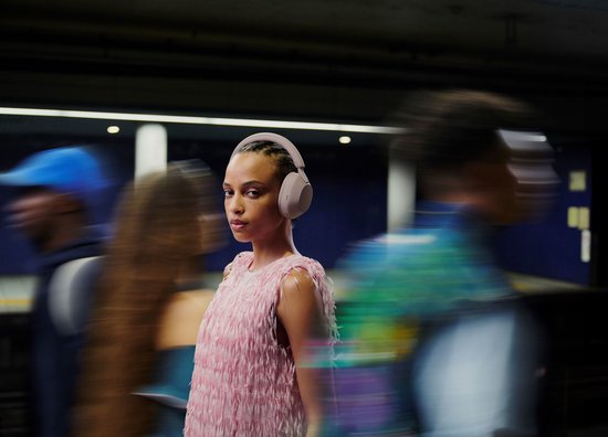 Sony WH-1000XM5 - Draadloze koptelefoon met Noise Cancelling - Smoky Pink / Roze