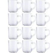 Luminarc Theeglazen - koffieglazen - 12x - 250 ml - 25 cl - Glazen voor thee en koffie