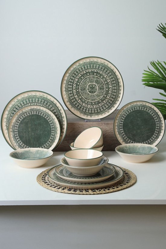 Keramika Serviesset - Maya - 24 delig - 6 persoons - Stoneware — afbeelding 3