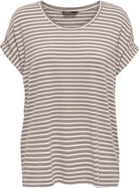 ONLY - ONLMOSTER STRIPE S/S O-NECK TOP JRS NOOS - Dames - T-shirts