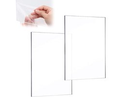 Acrylic Sheets - Acrylic Glass Panel - Plastic Plates - Perspex Sheet - Gebruik In Foto Lijsten - Project Tentoonstellingen - Laser Snijden En DIY Display Projecten - 20CM x 30CM - 2 Stukken