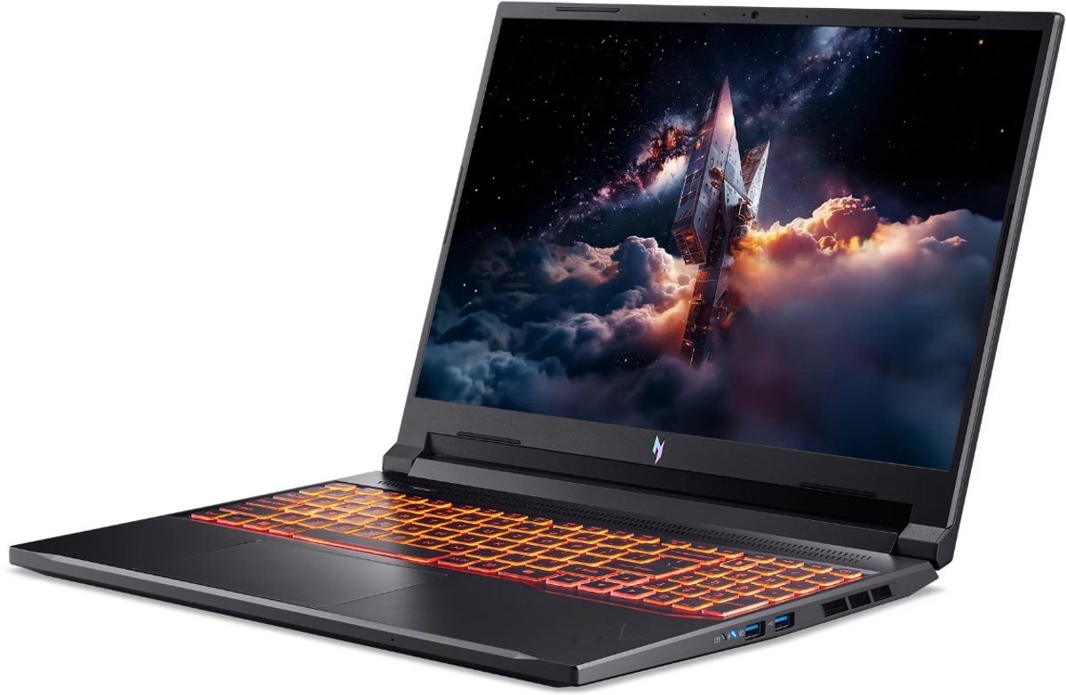 Acer Nitro V 16 AI ANV16-42-R0R8 - Copilot+ PC - Gaming Laptop - 16 inch 180Hz - AMD Ryzen 7 - 16GB - 512GB SSD - RTX4050 - Zwart — afbeelding 6