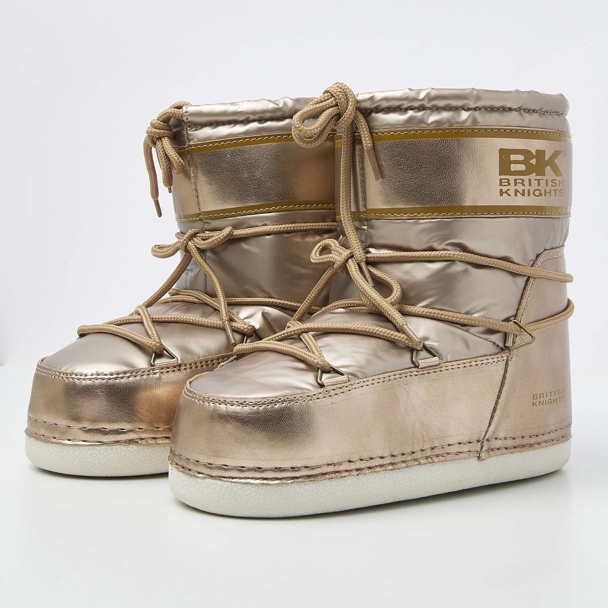 British Knights Blizzard Dames Veter Boot – Vrouwen Schoenen Champagne