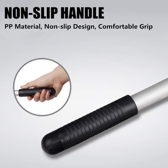 Windscreen Cleaner - Telescopic - 7 Microfiber Cloth Cover - Blinds Brushes - Window Cleaner - Auto - Huis - Keuken — afbeelding 4