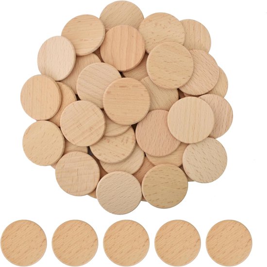 NA 100 stuks houten vlinders, doe-het-zelf schijven, vlinders, houten schijven, houten decoratie, voor tafeldecoratie, Pasen
