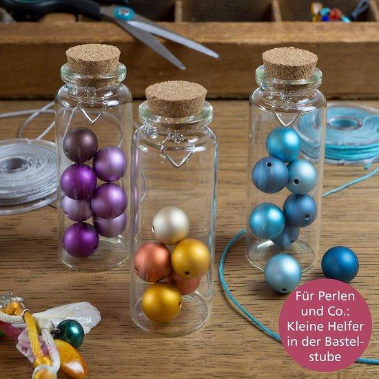 Lot De 50 Tubes à Essai 140x25mm Avec Bouchon - Plastique Transparent Fleurs Labo Bonbons