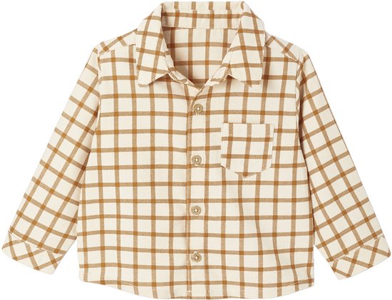 Vertbaudet Chemise bébé vichy en velours