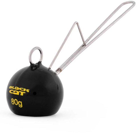 Black Cat Ball Dead Jig Head Zwart / 120g van Black Cat — afbeelding 3