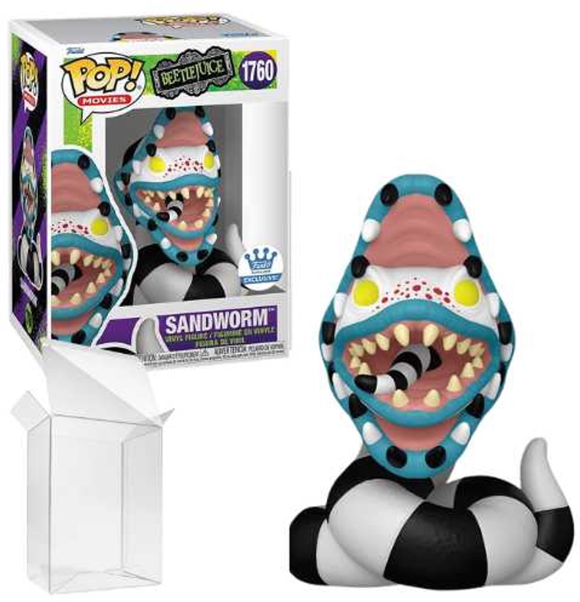 Funko Pop! Movies: Beetle Juice - Sandworm #1760 Exclusive