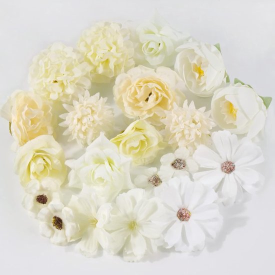 Stuks Kunstbloemen - Madeliefjes Set van 200 Kleurrijke Kunstbloemen, Kleine Zijden Bloemen voor Decoratie, Bruiloft & Feesten