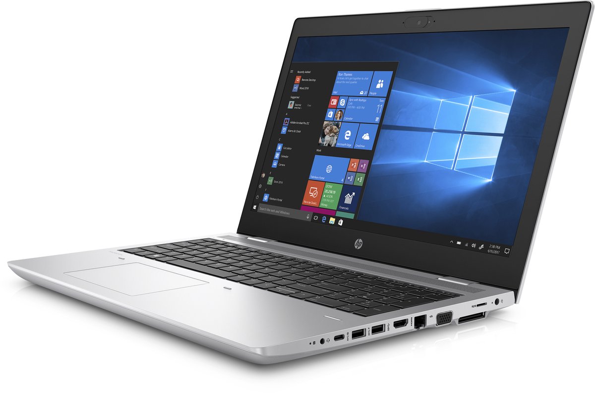 HP ProBook 650 G4 Intel® Core™ i5 i5-8250U Laptop 39,6 cm (15.6") Full HD 8 GB DDR4-SDRAM 256 GB SSD Wi-Fi 5 (802.11ac) Windows 10 Pro Zilver thumbnail 5
