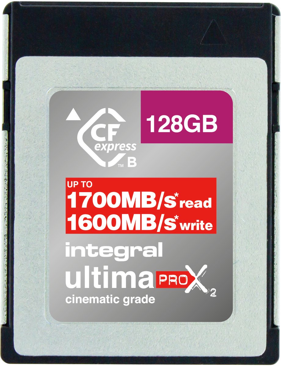 Integral 128GB UltimaPro X2 CFexpress Cinematic Type B 2.0