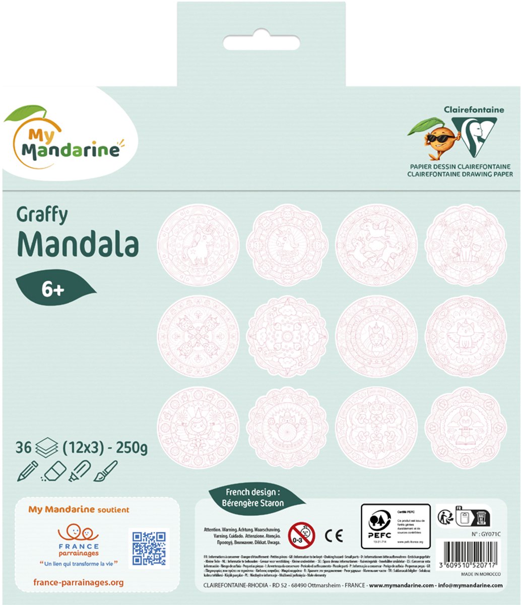 Avenue Mandarine Graffy Pop Mandala Magic