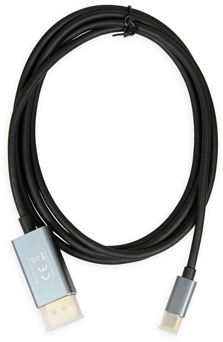 iBox ITVCDP4K video kabel adapter 1,8 m USB Type-C DisplayPort Zwart